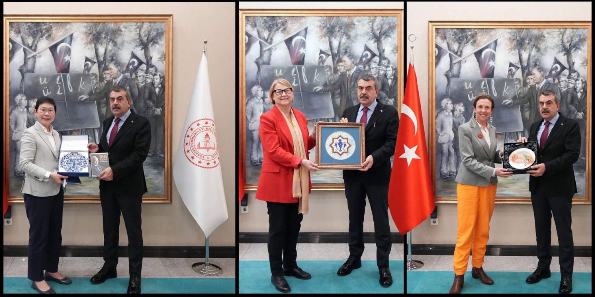 MINISTER TEKİN RECEIVES THE AMBASSADORS OF FINLAND, SINGAPORE, AND NEW ZEALAND